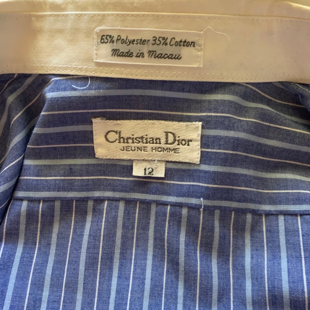 Christian Dior|  Button Up | 12